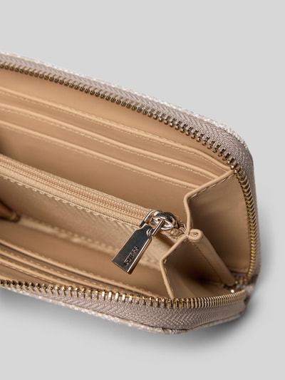 Guess Portemonnee met logo-applicatie, model 'LAUREL' Taupe - 3