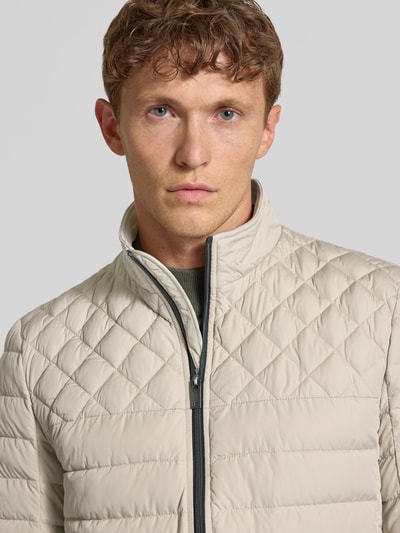 Christian Berg Men Gewatteerd jack met ritszakken Zand - 3