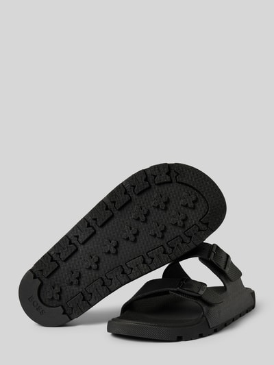 BOSS Sandalette mit Label-Details Modell 'Surfley' Black 4