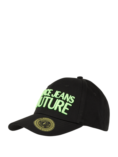 Versace Jeans Couture Cap mit Logo-Stickerei  Black 1