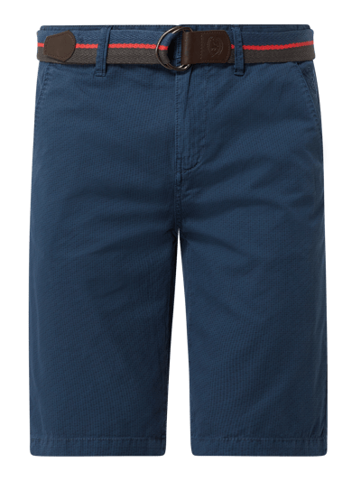 Lerros Regular Fit Chino-Shorts aus Baumwolle Modell 'Craig' Jeansblau 2