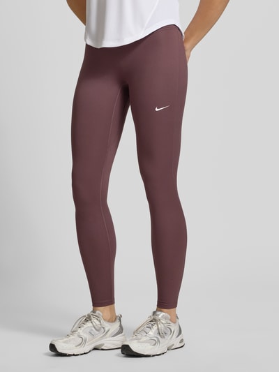 Nike Training Leggings mit Logo Taupe 4