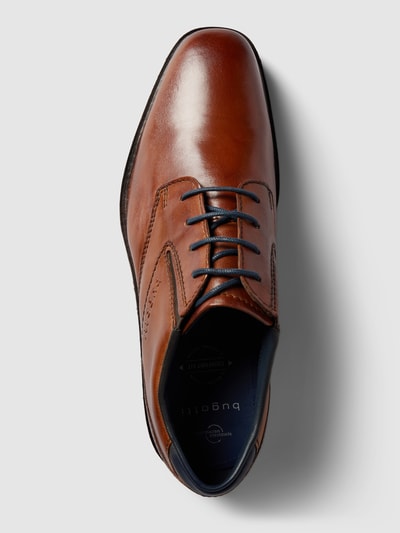 bugatti Derby schoenen met labelopschrift, model 'Maik Exko' Cognac - 4