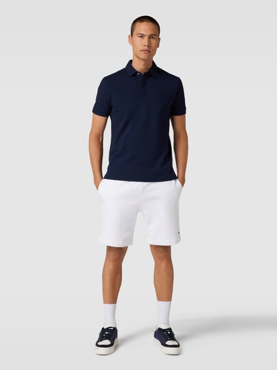 Lacoste Poloshirt mit Logo-Stitching Marine 1