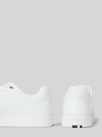 Tommy Hilfiger Low Top Sneaker aus Strick-Mesh Weiss 2