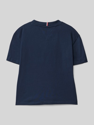 Tommy Hilfiger Kids T-Shirt mit Logo-Stitching Marine 3