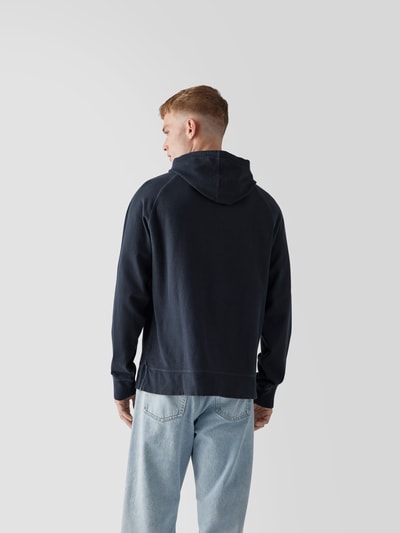 Officine Générale Hoodie mit Känguru-Tasche Dunkelblau 5