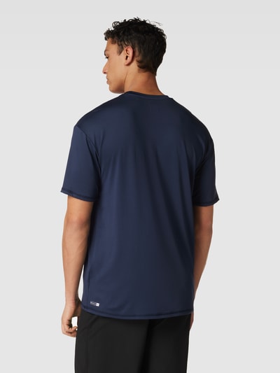 Quiksilver T-shirt z nadrukiem z logo model ‘SOLID STREAK’ Ciemnoniebieski 5