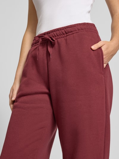 Gina Tricot Straight Fit Sweatpants mit Tunnelzug Bordeaux 3