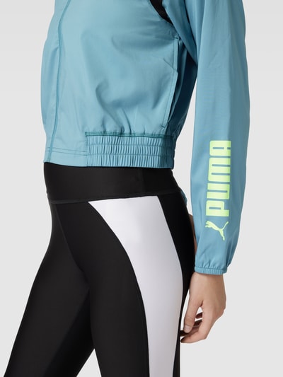 PUMA PERFORMANCE Kurtka z detalami z logo Miętowy 3