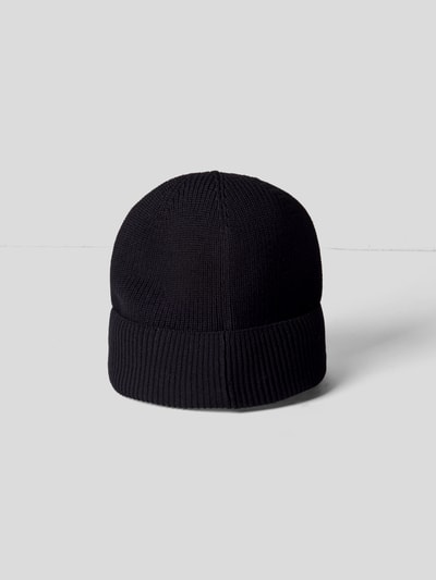 Kenzo Beanie mit Strickmuster Black 5