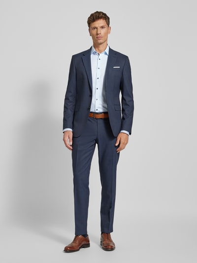 OLYMP Level Five Slim fit zakelijk overhemd, model 'New York' Bleu - 1