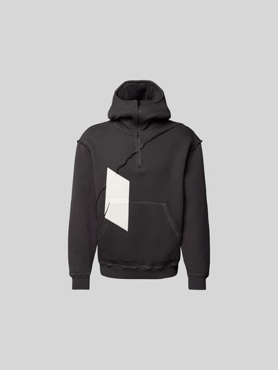 A-COLD-WALL Hoodie mit kurzem Reißverschluss Black 2