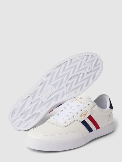 Polo Ralph Lauren Sneakers met labeldetails, model 'COURT' Wit - 5