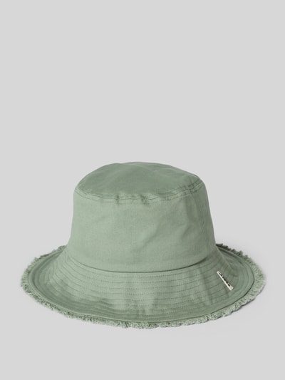 Produktfoto, Hut mit Label-Detail Modell 'HUAHINA' von Barts in Grün aus Reine Baumwolle mit Breite Krempe für Damen.