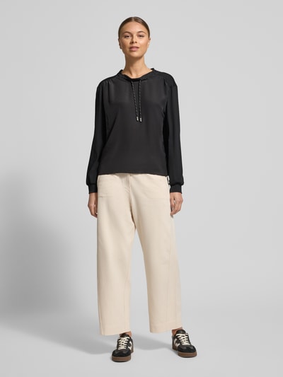 Marc Cain Longsleeve met ronde hals Zwart - 1