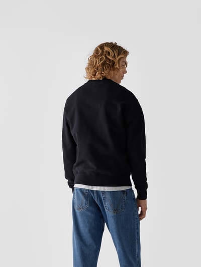 AMI PARIS Sweatshirt mit Logo-Stitching Schwarz 5