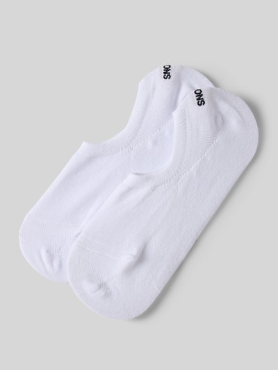 SNOCKS Socken mit Logo-Stitching im 2er-Pack Weiss 2