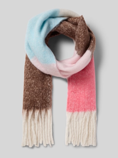 Tom Tailor Schal mit Fransen  Blau 1