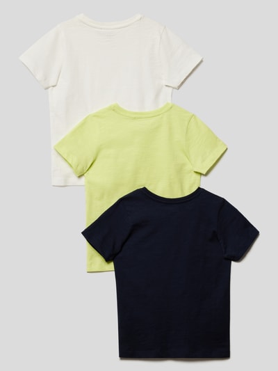 Name It T-shirt met borstzak in een set van 3 stuks Offwhite - 3