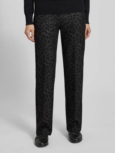 Raphaela By Brax Stoffen broek met achterzakken, model 'Lillyth' Zwart - 4