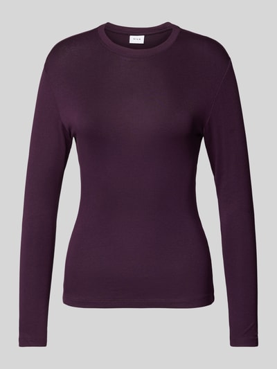 Vila Shirt met lange mouwen en ronde hals, model 'ALEXIA' Violet - 2