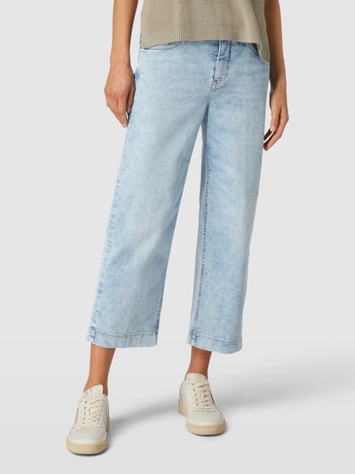 MAC Straight fit jeans met 5-pocketmodel, model 'Rich Culotte' Lichtblauw - 4