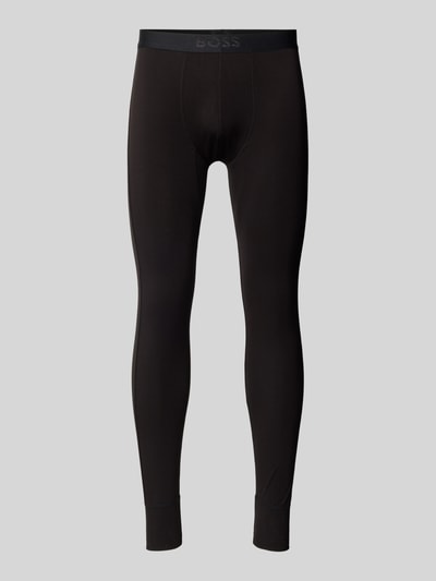 BOSS Slim Fit Thermounterhose mit Viskose-Anteil Modell 'LONG JOHN THERMAL+' Black 1