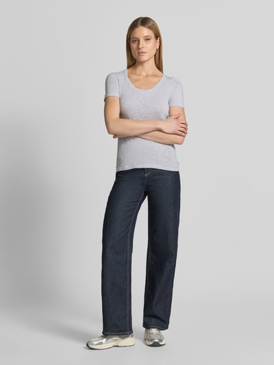 Marc O'Polo Regular Fit T-Shirt aus reiner Baumwolle Hellblau 1