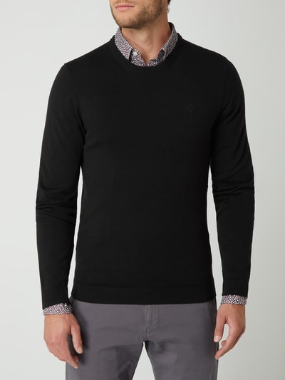 MCNEAL Pullover aus Baumwolle Modell 'Santo' Black 4