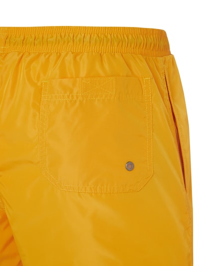 Aeronautica Militare Badehose mit Logo-Applikation  Gelb 3