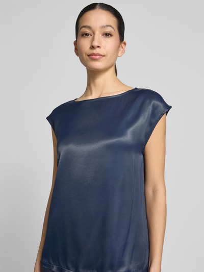s.Oliver BLACK LABEL Bluzka o kroju relaxed fit z mieszanki wiskozy Granatowy 3