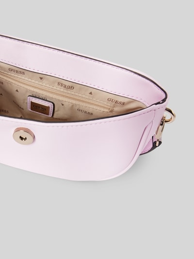 Guess Handtasche mit Label-Applikation Modell 'CERELIA' Pink 5