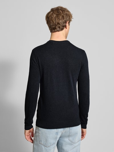 Blend Strickpullover mit Rundhalsausschnitt Modell 'BAGGE' Black 5