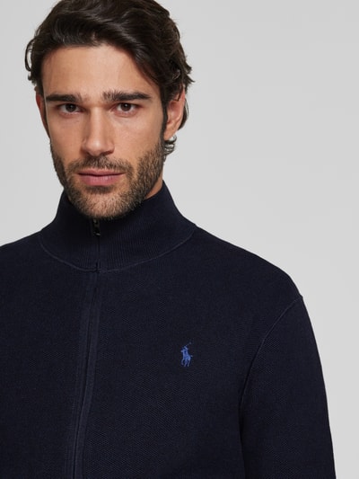 Polo Ralph Lauren Strickjacke mit Reißverschluss Marine 3