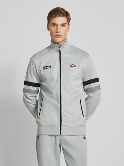 Ellesse Sweatjacke mit Stehkragen Modell 'PALMINTERI' Hellgrau 4