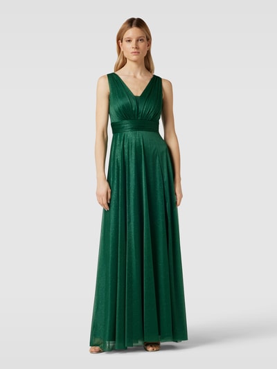 TROYDEN COLLECTION Abendkleid mit Herz-Ausschnitt Smaragd 4