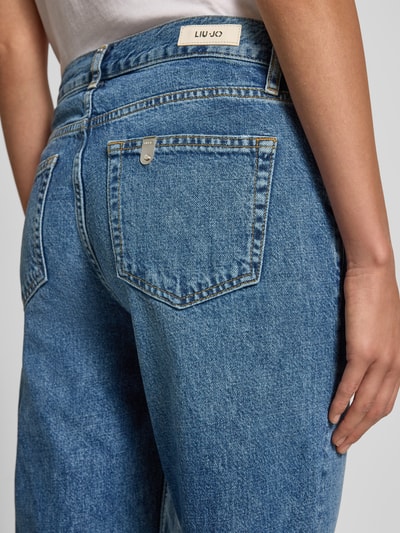 Liu Jo White Straight fit jeans met pailletten Blauw - 3