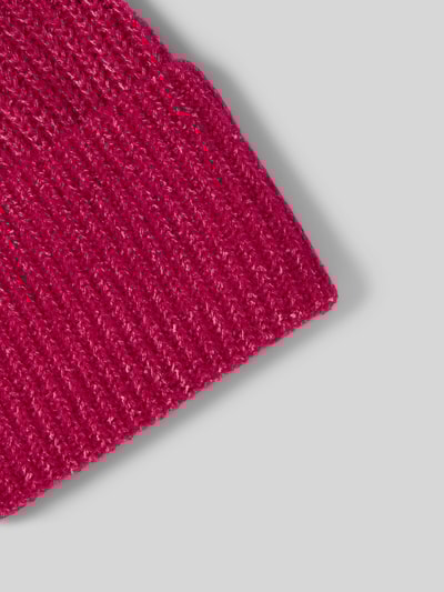 Christian Berg Woman Regular fit muts met wol in gebreide look Fuchsia - 2