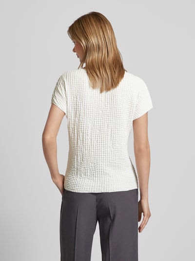 Betty Barclay T-Shirt mit Strukturmuster Offwhite 5