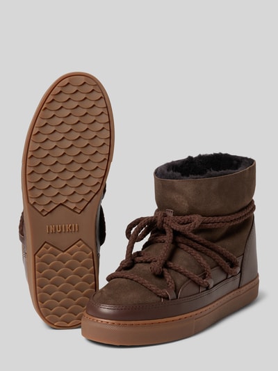 INUIKII Snow Boots mit Label-Stitching Modell 'CLASSIC' Dunkelbraun 4