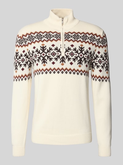 MCNEAL Sweter z dzianiny z kołnierzem Écru 2