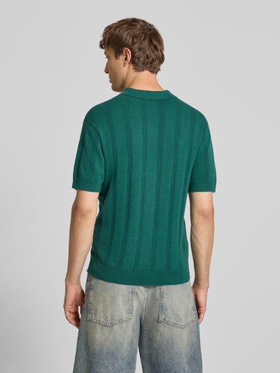 REVIEW Regular Fit Poloshirt mit Logo-Stitching Bottle 5