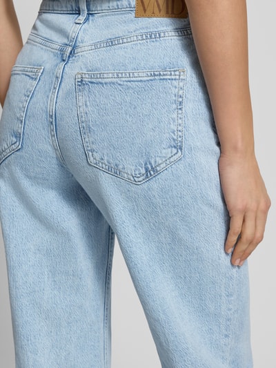 VERO MODA Wide Leg Jeans aus Baumwoll-Mix Modell 'TESSA' Hellblau 3