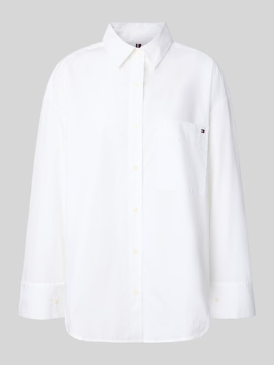 Tommy Hilfiger Oversized overhemdblouse van puur katoen Wit - 2