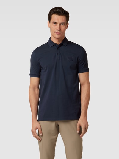 HUGO Poloshirt mit Label-Patch Modell 'Dereso' Marine 4