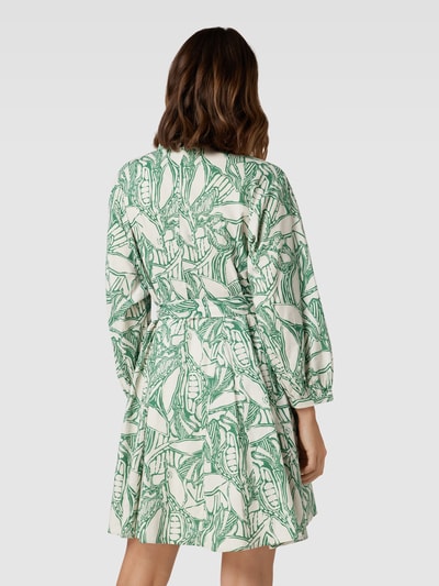 Jake*s Collection Mini-jurk met all-over motief Groen - 5