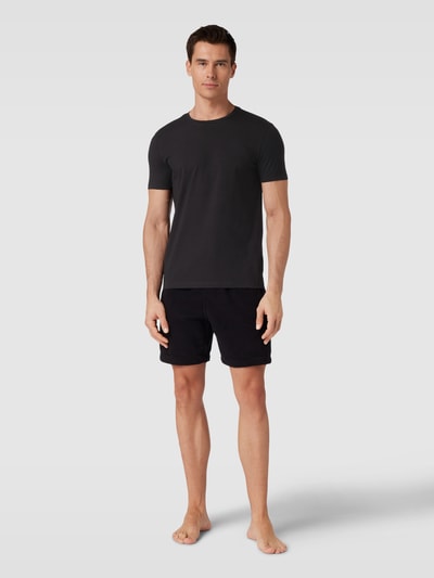 HUGO T-Shirt in unifarbenem Design Black 1