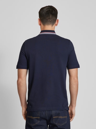 bugatti Poloshirt mit Kontrastbesatz Marine 5