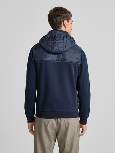 Christian Berg Men Sweatjack met capuchon Marineblauw - 5